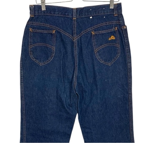 Original 80s Vintage Chic by H.I.S. High Waist Straight Leg Jeans - Picture 5 of 9